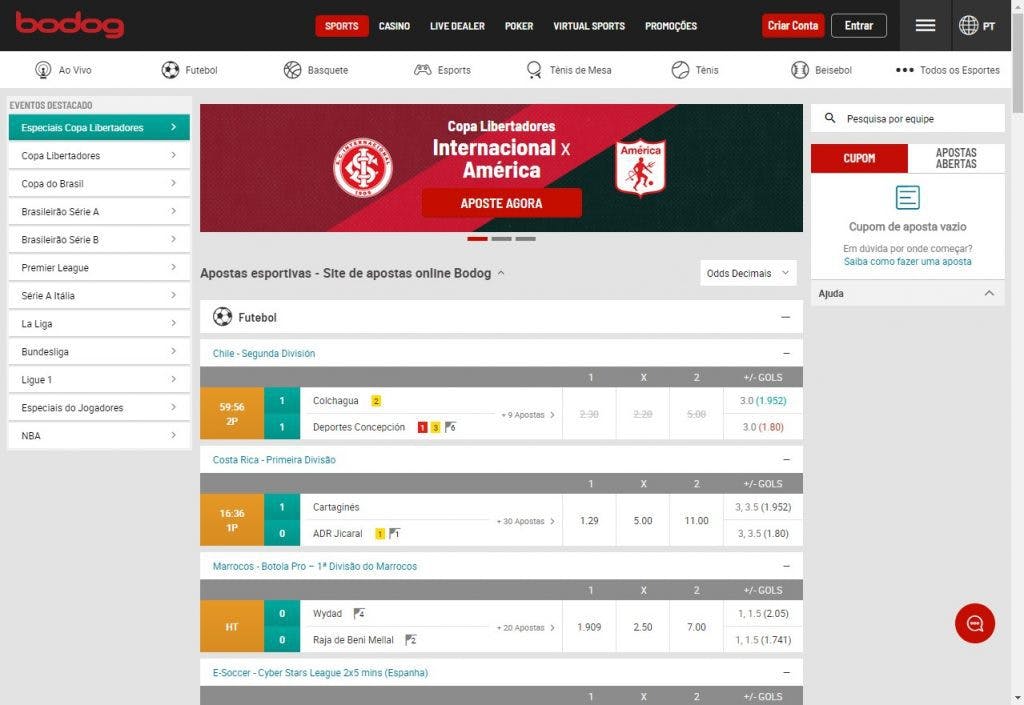 Sport in bet